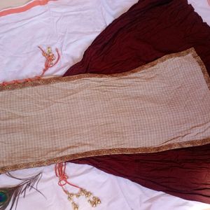 Brown Anarkali