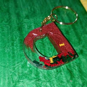 D Resin Keyring ❤️