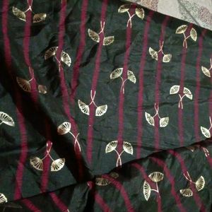 Dark Green Saree Heavy Border