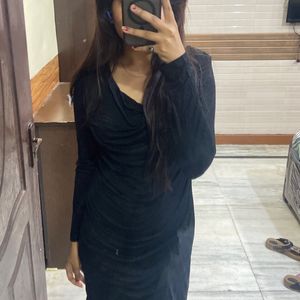 Black Full Sleeves Dress