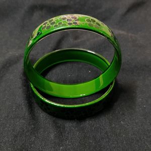 Green And Black Bangles