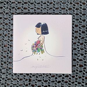 Mom-to-be Greeting Card (with cover) by Alicia Souza