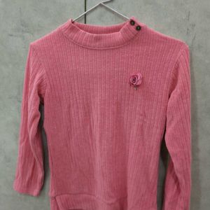 Pink Colour Sweater