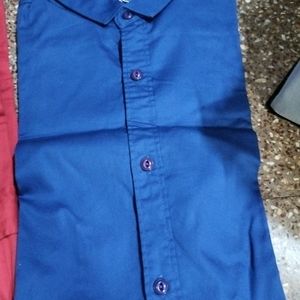 2 Shirts Red And Blue Very Nice Condition