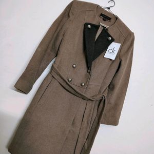 NEW WITH TAG KHAKI OVERCOAT