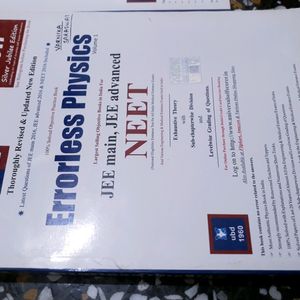 Errorless Physics Books 1,2 For NEET/JEE