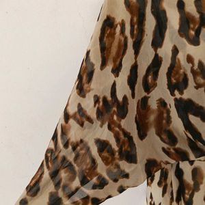 LEOPARD PRINT BAGGY DRESS