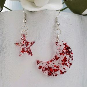 Resin Art Earrings