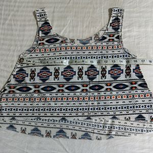 A Line Aztec Print Crop Top | Never Used