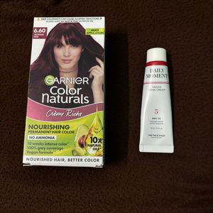 Combo Hair Colour And Faceshop Hand Cream