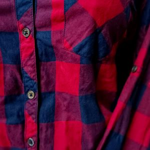 Pure Cotton Roadster Authentic Checked Print Shirt