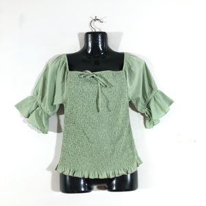 Green Casual Top(Women’s)