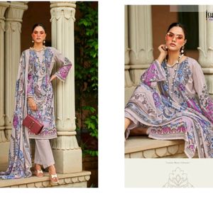 Ladies cotton Dupatta Suit