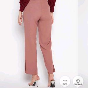 High Rise Regular Beige Pants