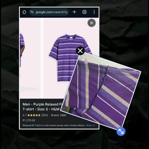 H&M Purple Tshirt