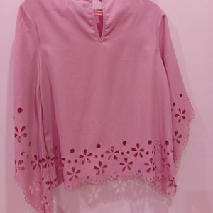 Pink Sleeved Top