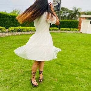 Beautiful White Dress For Birthday