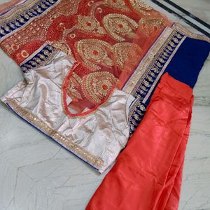 Dual Colour Saree