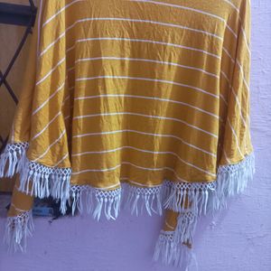 Branded Poncho Style Top For Girls