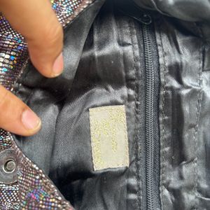 Womens Glittery Hand Purse