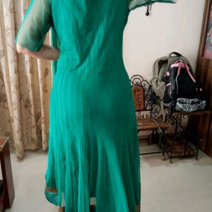 Dark Green Kurta Dupatta Set