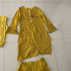 Yellow Ethnic Dress