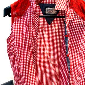 PRICE DROPPED ✅ XL Red Checkered Shirt