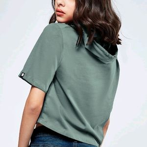 Hooded Crop Tshirt