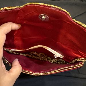 Velvet Sling Bag