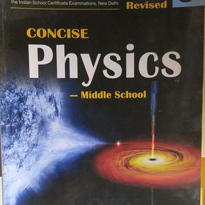 concise physics book for class 8 icse