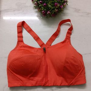 FRONT ZIP SPORTS BRA