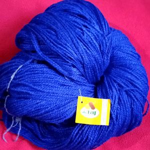 Royal Blue colour yarn