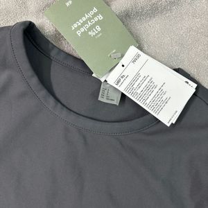 H&M Cropped Fitted Jersey Top