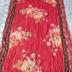 Red Dupatta