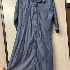 Denim Shirt Dress