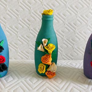 3 Decorative Bottles