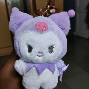 Kuromi Plush Keycharm