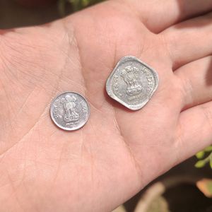 10 And 5 Paise Hyderabad Mint Coin 1990,1992