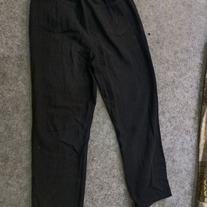 urbainc straight fit black pants