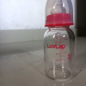 LuvLap Essential Glass Feeding Bottle