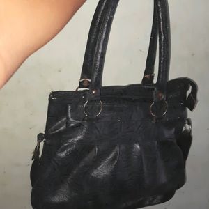 Handbag - Black/Dark Grey