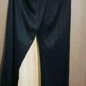 black palazzo pant