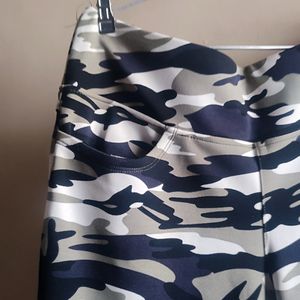 Women's Army Print Bottom