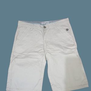 Cotton Baige Shorts