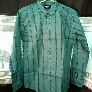 Mens Light Green Colour Shirt