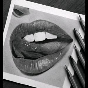 Lips Art Work