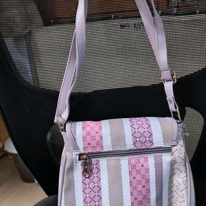 Mini Stripped Sling Bag