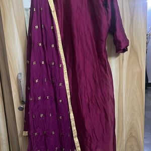 silk Punjabi suit