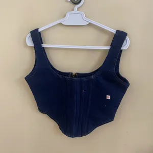 Denim Crop Top