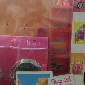 Barbie Speen To Clean Laundry Room Doll